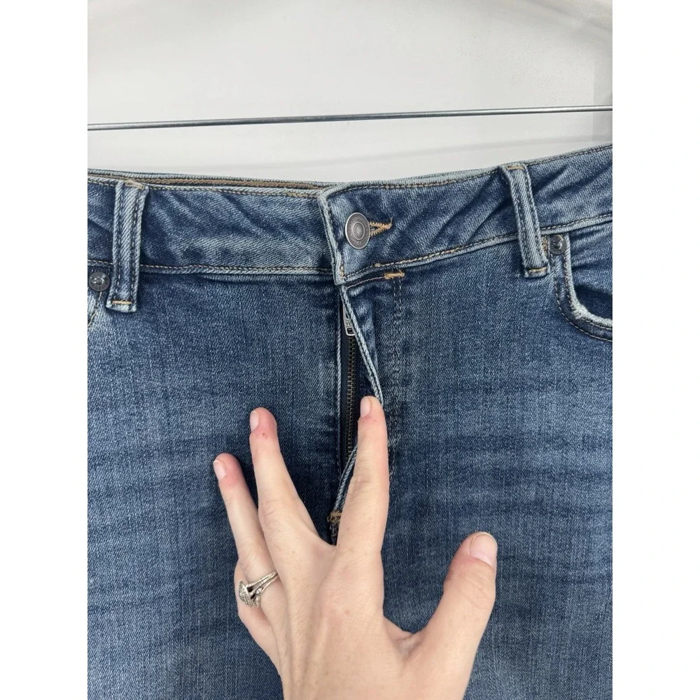 All‎ Saints Miller Size L Skinny Jeans Women Blue Indigo Stretch Denim Classic